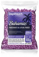 Depiltouch Professional Bliss Bahamas Wax (Полимерный пленочный воск Bahamas Bliss с маслом граната и жемчужной пудрой)