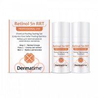 Dermatime Retinol 5n RRT Sealing Set (Набор с инкапсулированным ретинолом 5% для запечатывания химических пилингов), 15 мл*2