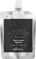 Kaaral Blonde Elevation Charcoal Black Cream Lightener (Чёрный угольный осветляющий крем для волос), 250 мл