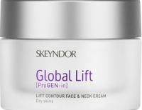 Skeyndor Global Lift Lift ContourFace & Neck Cream - Dry Skins (Крем подтягивающий для контура лица и шеи для сухой кожи), 50 мл
