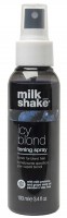 Milk Shake Icy Blond Spray (Тонирующий спрей с черным пигментом для осветленных волос), 100 мл