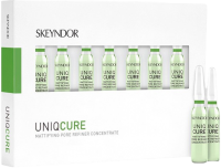 Skeyndor Uniqcure Mattifying Pore Refiner Concentrate (Концентрат матирующий поры кожи лица), 7 ампул по 2 мл