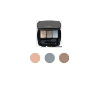 La biosthetique make-up diamonds & pearls glamour (Компактные тени для век трехцветные), 3,2 г