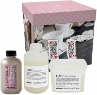 Davines Love Curl More Inside Kit (Шампунь кондиционер сыворотка), 3 средства