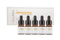 Cellabel Multi vitamin brightening ampoule (Биомиметическая мультивитаминная сыворотка), 5 флаконов по 10 мл