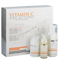 Histomer Vitamin C Formula Five Action (KIT) (Набор с Витамином С - очищающий мусс, крем с витамином С и Сыворотка-уход)