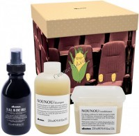 Davines Nounou OI Kit (Шампунь кондиционер молочко), 3 средства