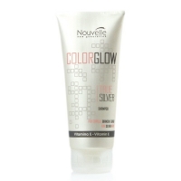 Nouvelle Color Glow True Silver Shampoo (Антижелтый шампунь для седых волос), 1000 мл