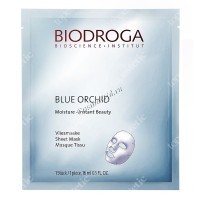 Biodroga Vliesmaske Moisture "Blue Orchid" (Увлажняющая флисовая маска моментального действия "Голубая орхидея"), 16 мл.