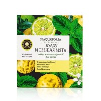 Spaquatoria Yuzu and Fresh Mint Mini Kit (Набор мини продуктов Юдзу и свежая мята), 2шт*50 мл, 2шт*60мл
