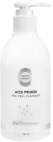 Jeu'Demeure Acid Primer Pre-peel Cleanser (Очищающий гель праймер с кислотами), 150 мл