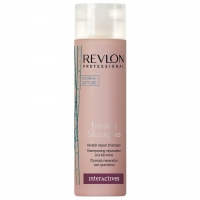 Revlon Professional interactives keratin shampoo (Восстанавливающий шампунь с кератином)