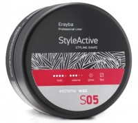 Erayba StyleActive S05 extreme wax (Воск для укладки волос экстремальной фиксации с глянцевым покрытием), 90 мл