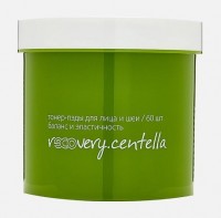 Premium recovery.centell (Тонер-пэды для лица и шеи баланс и эластичность), 60 шт