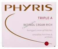 Phyris Triple A Retinol Cream Rich (Крем питательный "Ретинол Рич"), 50 мл