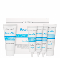 Christina Rose De Mer Post Peel Kit (Набор для постпилингового ухода), 3 препарата