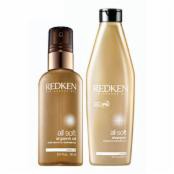 REDKEN НАБОР All Soft ШАМПУНЬ(300 мл)+ АРГАНОВОЕ МАСЛО(90мл)