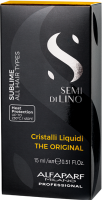 Alfaparf Sublime Cristalli Liquidi (Масло с термозащитой против секущихся волос, придающее блеск)