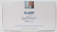 Klapp Sea Delight Sorbet face powder green algae (Маска-сорбет «Зеленая водоросль»)