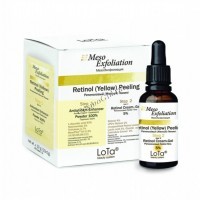 MesoExfoliation Retinol yellow pilling (Ретиноловый желтый пилинг), 10 саше по 1г флакон 30 мл