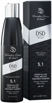 DSD Pharm SL Dixidox de Luxe Steel and Silk Treatment Shampoo (Восстанавливающий шампунь сталь и шёлк Диксидокс Де Люкс)