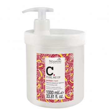 Nouvelle Curl Me Up Protein Mask (Маска-бальзам протеиновая питающая для поврежденных волос)