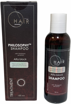 Philosophy Alfa Block Shampoo with 1% Koryrrol (Шампунь против выпадения волос с 1% Koryrrol), 150 мл
