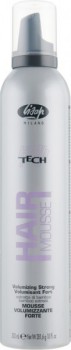 Lisap High Tech Hair Mousse Volumizing Strong (Мусс сильной фиксации для создания объема при укладке волос), 300 мл