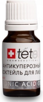 Tete Cosmeceutical Сыворотка гиалуроновая кислота антикуперозный комплекс, 10 мл