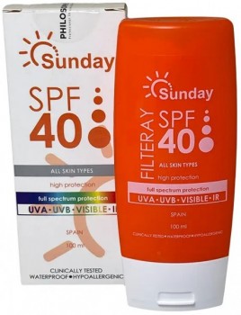 Philosophy Sunday Filteray SPF 40 (Солнцезащитный крем с СПФ 40), 100 мл