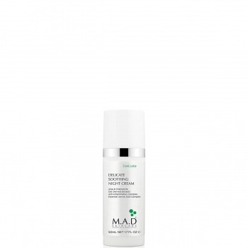 M.A.D Skincare Delicate Soothing Night Cream (Успокаивающий ночной крем для ухода за чувствительной кожей)