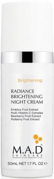M.A.D Skincare Brightening Radiance Brightening Night Cream (Ночной восстанавливающий крем выравнивающий тон кожи), 50 гр 