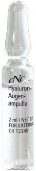 CNC Hyaluron Augenampulle (Омолаживающая сыворотка для глаз с пептидами и гиалуроновой кислотой), 2 мл