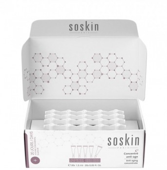 Soskin C2 Anti-aging concentrate Collagen / Centella Asiatica (Anti-Age C2 концентрат), 20 ампул по 1,5 мл