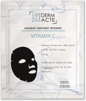 Academie Derm Acte Masque Unifiant Intensif (Восстанавливающая маска с витамином C), 1 шт x 20 мл