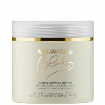 Medavita Ice Blonde Enhancing Deep Mask (Восстанавливающая маска для холодных блонд-оттенков)