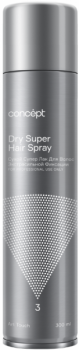 Concept Dry super hair spray (Сухой супер-лак для волос экстрасильной фиксации), 300 мл