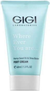 GIGI GWP Foot Cream (Крем для ног с маслом семян конопли и маслом ши), 30 мл