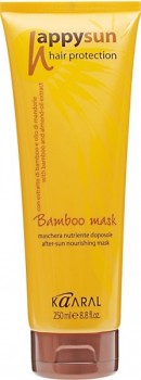 Kaaral Happy Sun Bamboo Mask After-Sun Nourishing Mask (Маска для волос с экстрактом бамбука), 250 мл