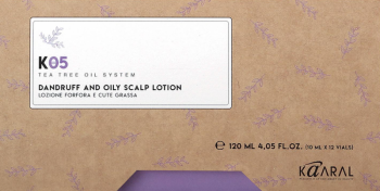 K05 Dandruff And Oily Scalp Lotion (Лосьон от перхоти для жирной кожи головы), 12 шт x 10 мл