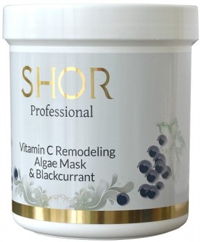 SHOR Professional Vitamin C Remodeling Algae Mask & Blackcurrant (Альгинатная маска с Витамином С и Черной смородиной), 1000 гр
