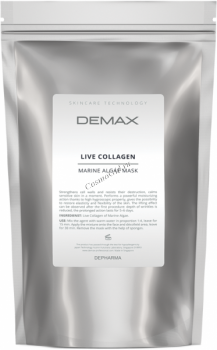 Demax Mask Made Out of Live Collagen (Маска из живого коллагена морских водорослей)