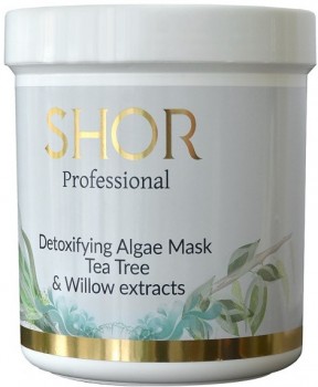 SHOR Professional Detoxifying Algae Mask Tea Tree & Willow Extracts (Детокс-маска с экстрактом ивы и маслом чайного дерева), 1000 гр