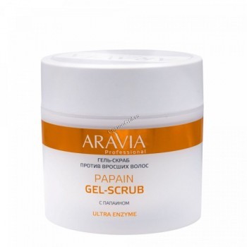 Aravia Professional Papain gel-scrub (Гель-скраб против вросших волос), 300 мл