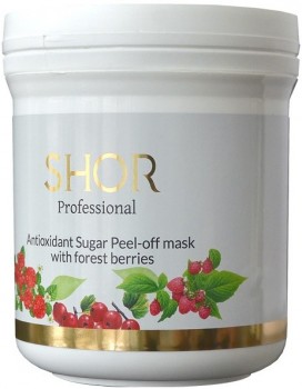SHOR Professional Antioxidant Sugar Peel-off Mask with Forest Berries (Антиоксидантная сахарная маска с лесными ягодами), 500 гр