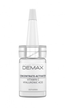 Demax Concentrate-Activator Vitamin C + Hyaluronic acid (Активная сыворотка Витамин С+ гиалуроновая кислота), 10 гр