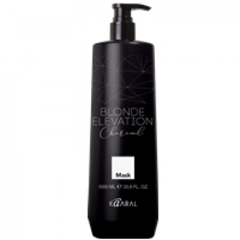 Kaaral Blonde Elevation Charcoal Mask (Чёрная угольная тонирующая маска для волос)