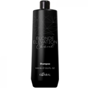 Kaaral Blonde Elevation Charcoal Shampoo (Чёрный угольный тонирующий шампунь для волос)
