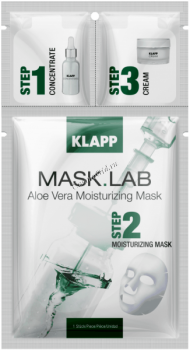 Klapp Mask.Lab Aloe Vera Moisturizing mask (3-х компонентная маска с Алоэ Вера), 1 шт
