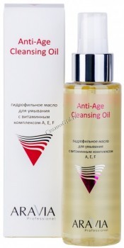 Aravia Professional Anti-Age cleansing oil (Гидрофильное масло для умывания с витаминным комплексом А, Е, F), 110 мл